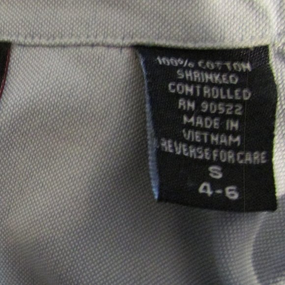 Crable | Light Blue | Button Up | Kansas Jayhawks on Left Breast | Women's Small - Picture 4 of 4